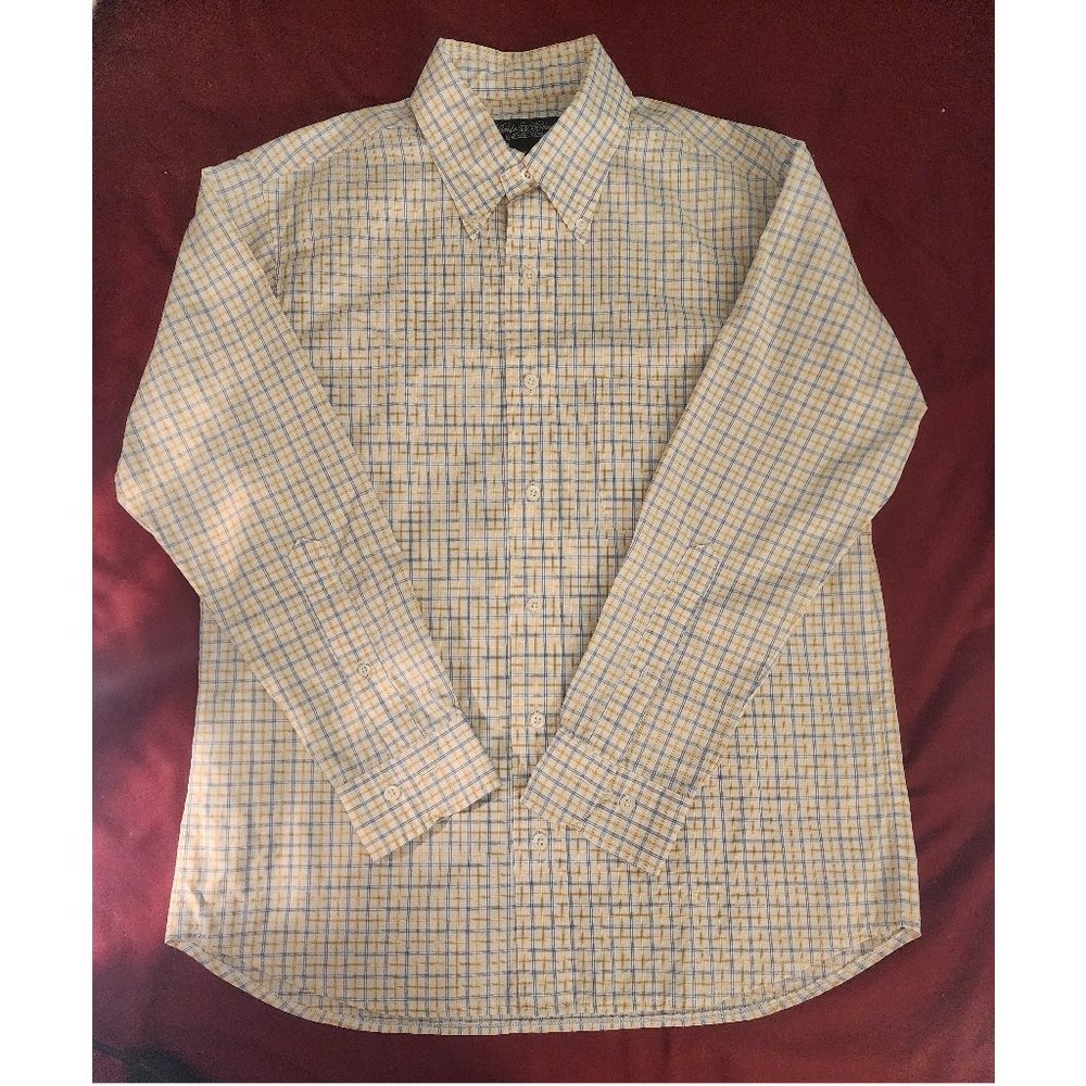 Brooks Brothers Country Club Button Down Shirt Long Sleeve Mens Medium M